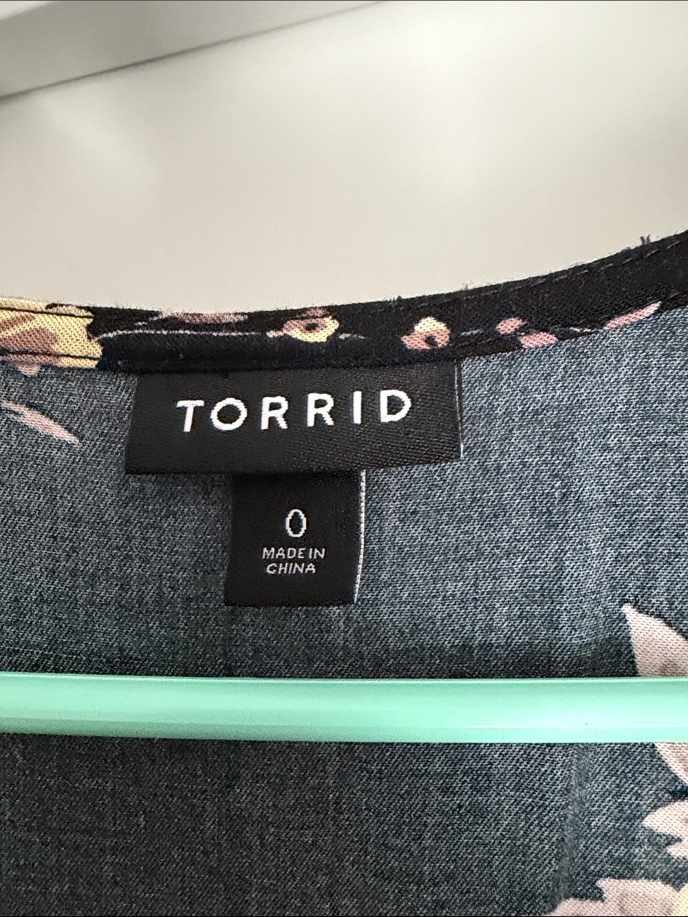torrid Black Maxi Dress with Pink & Blue Floral Print - Picture 2 of 4